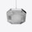 Octogone Ceiling Lamp (1L) Baccarat in Crystal Clear