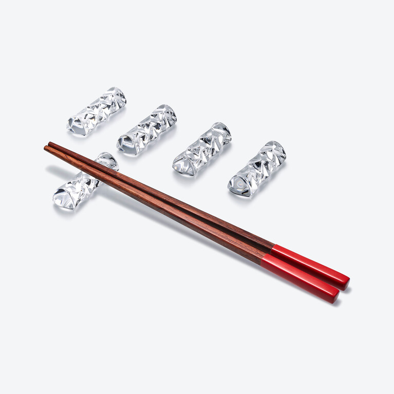 حامل سوينغ لعيدان تناول الطعام Baccarat من كريستال شفاف عرض 1