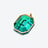 Harcourt Gold Plated Pendant Baccarat in Blue 18-Karat Gold-Plated