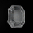 Applique Octogone (1L) Baccarat en Cristal Clair