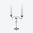 Mille Nuits Candelabra (2L) Baccarat in Crystal Clear