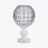 Vase New Antique Solar Baccarat en Cristal Clair