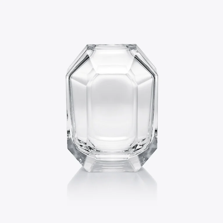 Octogone Bud vase Baccarat in Crystal Clear View 1