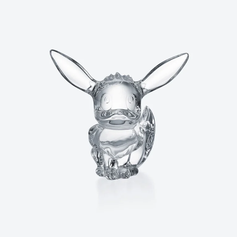 Pok&eacute;mon Eevee Figurine Baccarat in Crystal Clear View 1
