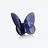 Lucky Butterfly Baccarat in Crystal Blue