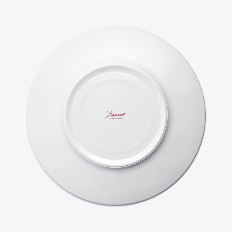 Arcadia Red Dessert Plates x2  Baccarat