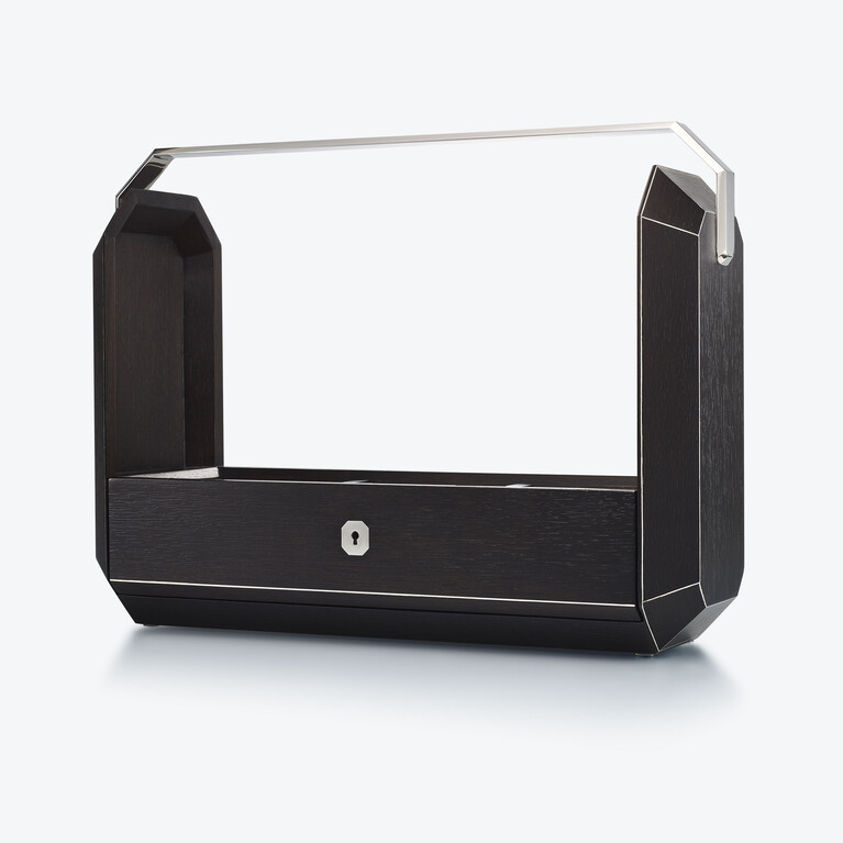 Octogone Tantalus Black Oak Baccarat in Wood Black View 1