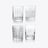4 Elements Tumblers Set Baccarat, Cocktail glass in Crystal Clear