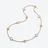 Mini M&eacute;dicis Necklace Baccarat in 18-Karat Gold-Plated Clear