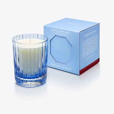 4 Elements Scented Candle Ivresse Des Cimes Baccarat in Wax Blue