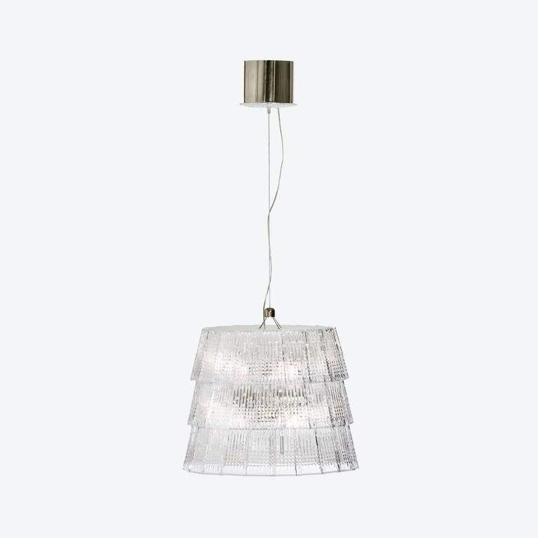 Tuile de Cristal Chandelier Piccadilly S Baccarat in Crystal Clear View 2