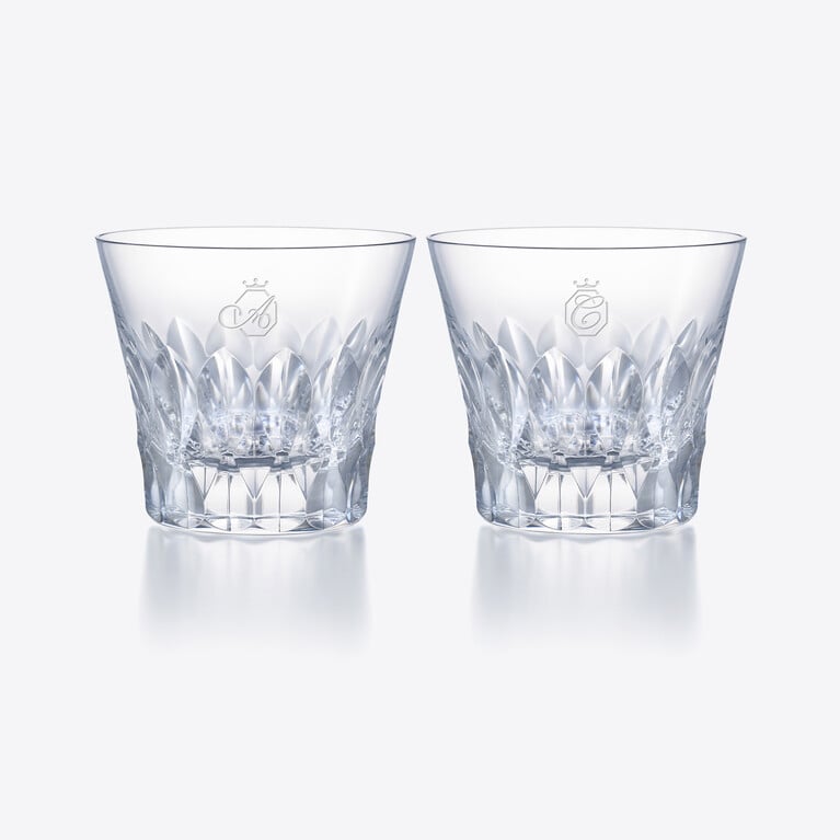 ダリア タンブラー 2026 2客セット（イニシャル入り Baccarat、の製