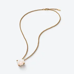 Select Collana placcato oro Tr&egrave;fle Baccarat in 18-Karat Gold-Plated White