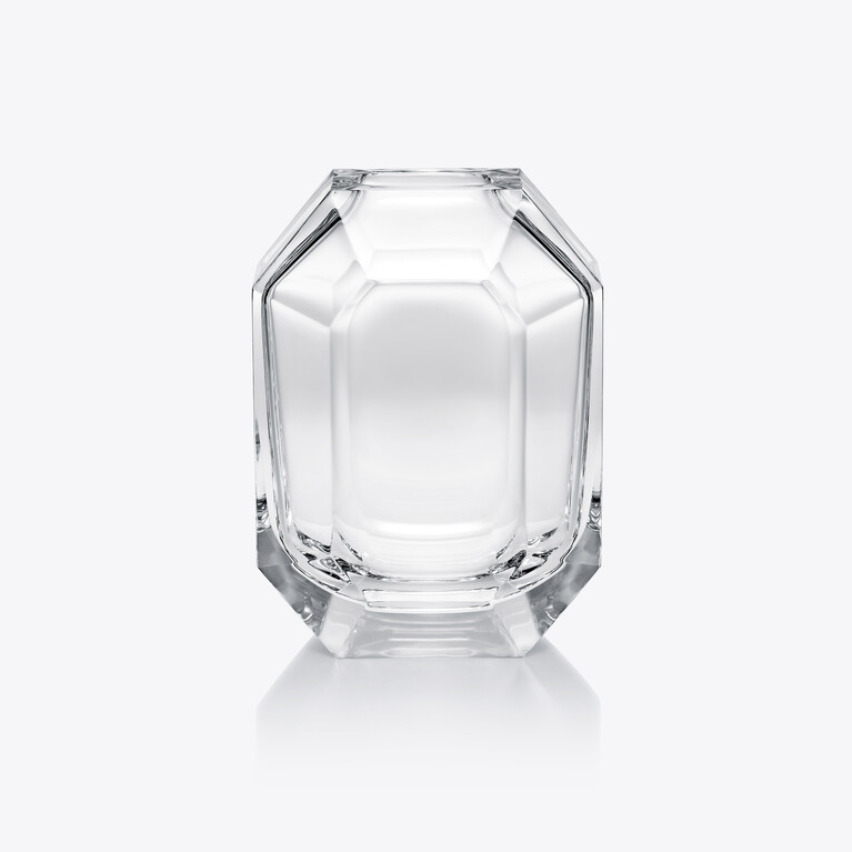 Octogone Bud vase Baccarat in Crystal Clear View 1