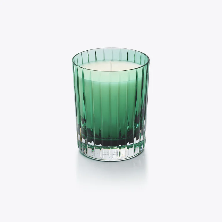 Bougie parfum&eacute;e 4 &eacute;l&eacute;ments Eau Infinie Baccarat en Cire Vert Voir 2