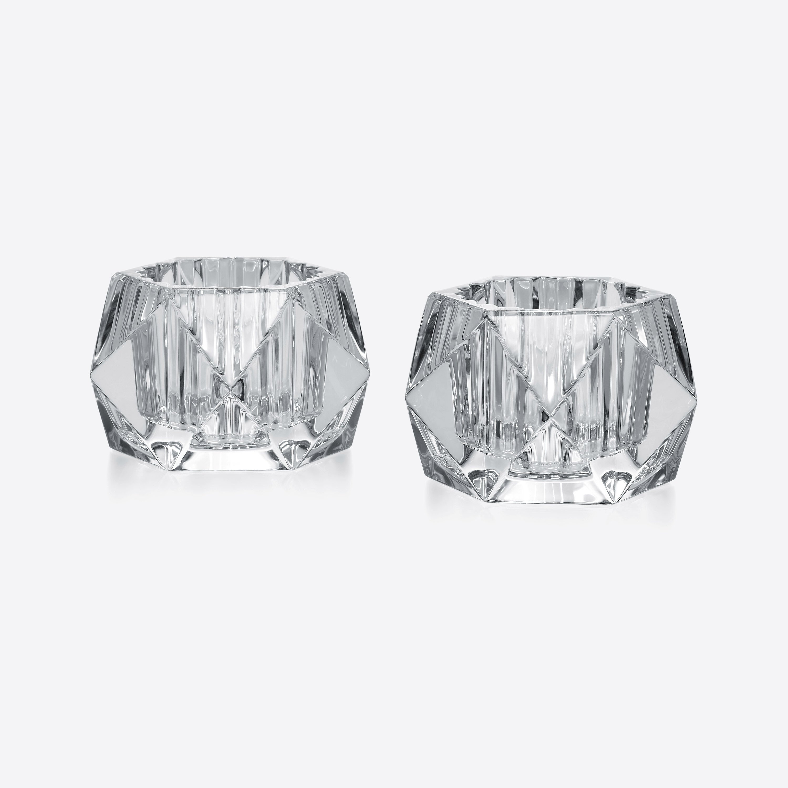 【yummy】バカラキャンドルホルダー Baccarat ルクソール キャンドルホルダー 2個セット | バカラ 日本