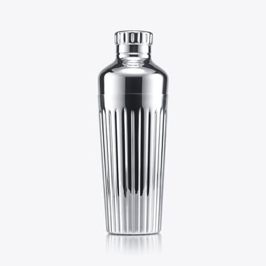 Harmonie Shaker Baccarat in Steel Silver