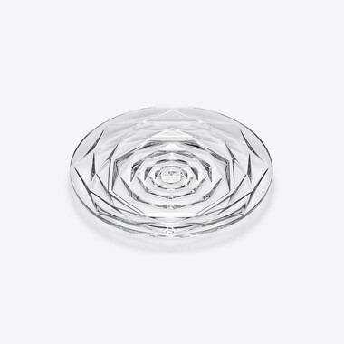 스윙 플레이트 13(SWING PLATE) Baccarat, 클리어 크리스탈로 만든
