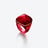 Bague M&eacute;dicis Pop Baccarat en Cristal Rouge