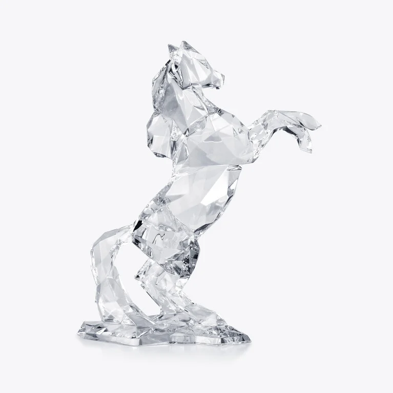 Polygon Pegasus Horse Sculpture Baccarat in Clear Crystal View 1