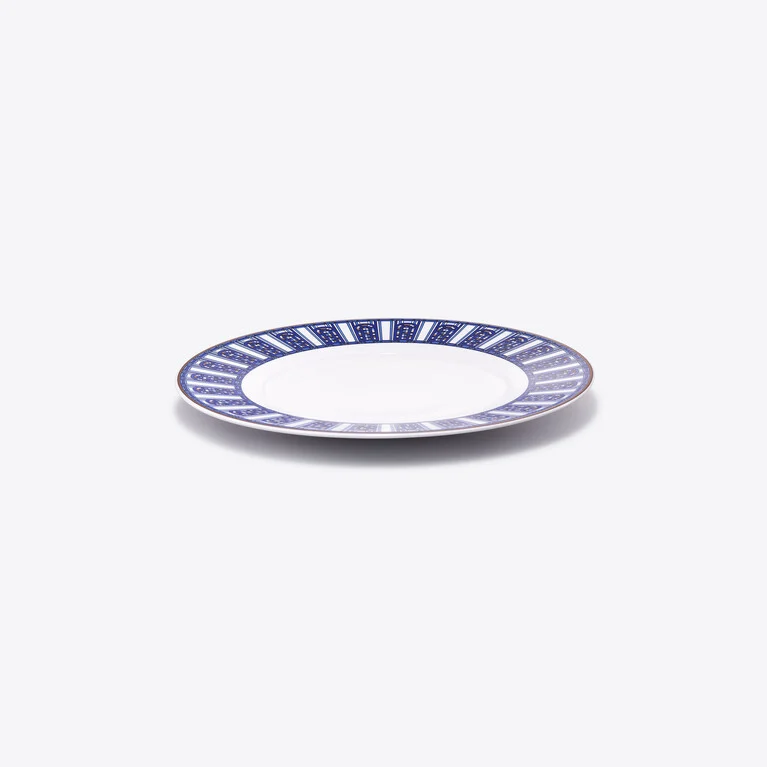 Arcadia Dessert Plates Baccarat in Porcelain Blue View 2