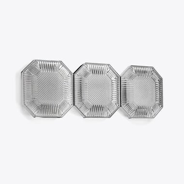 Aplique De Pared Octogone (3L) Baccarat en Cristal Clear