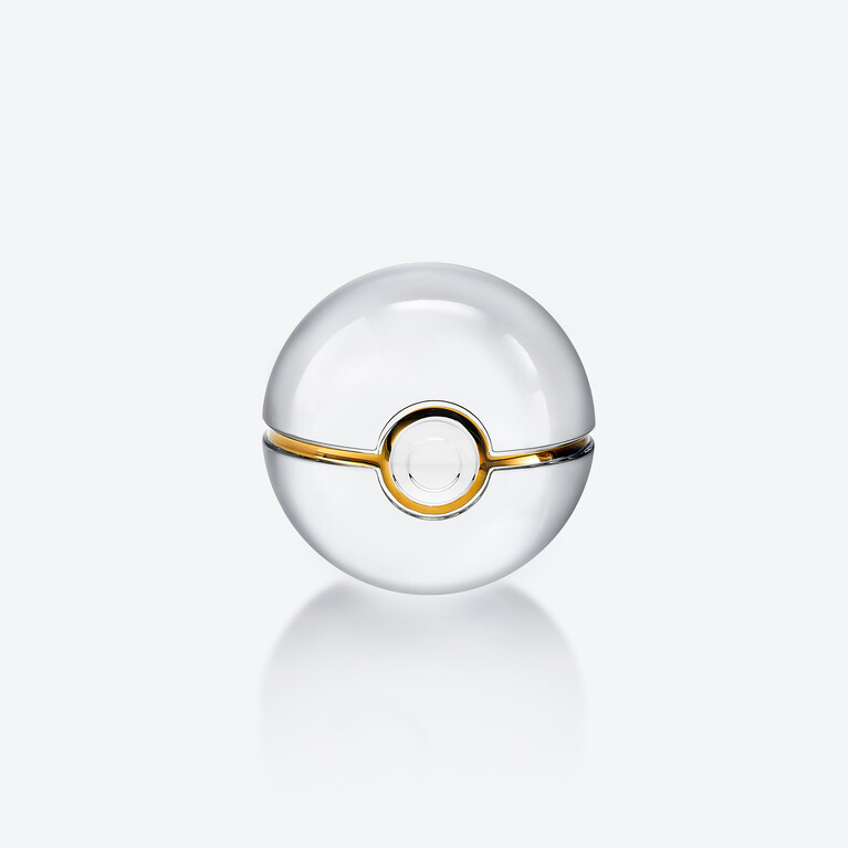 Pok&eacute;mon Pok&eacute; Ball Baccarat en Cristal Gold Ver 1