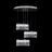 Lady Crinoline Chandelier Baccarat in Clear Crystal