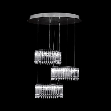 Lady Crinoline Chandelier Baccarat in Clear Crystal