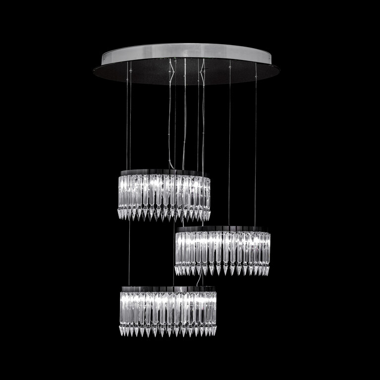 Lady Crinoline Chandelier Baccarat in Clear Crystal