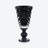 New Antique Vase Baccarat in Crystal Black