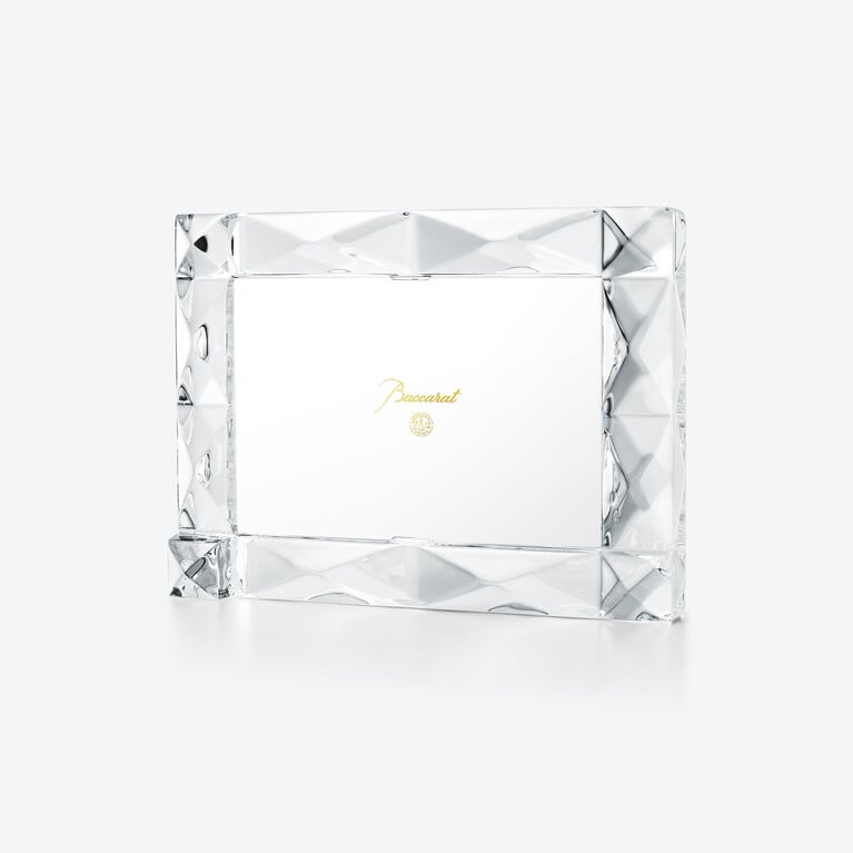 룩소르 가로 사진 프레임(Louxor Photo Frame) Baccarat, 클리어 크리스탈로 만든