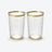 Glass Gold Rimmed Sensuji Set X2 Baccarat in Crystal Gold