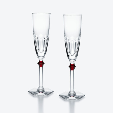 Harcourt Eve Flutes Baccarat, Champagne flute in Crystal Red