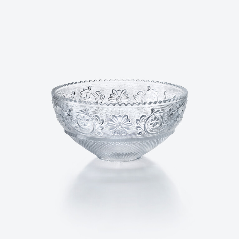 アラベスクスモールボウル Baccarat、クリアのクリスタル製レビュー 1