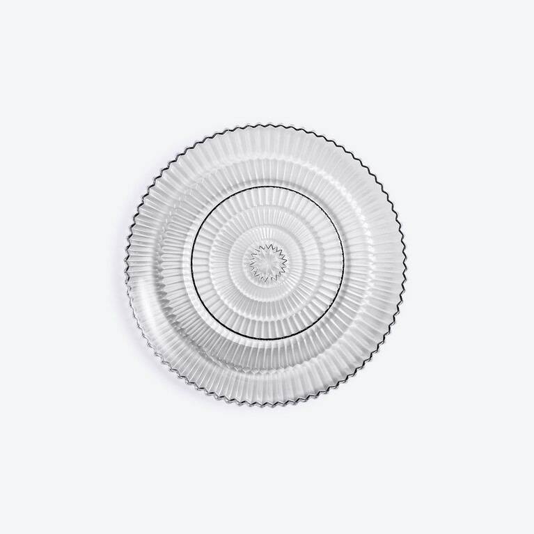 Mille Nuits Plate XS Baccarat in Crystal Clear