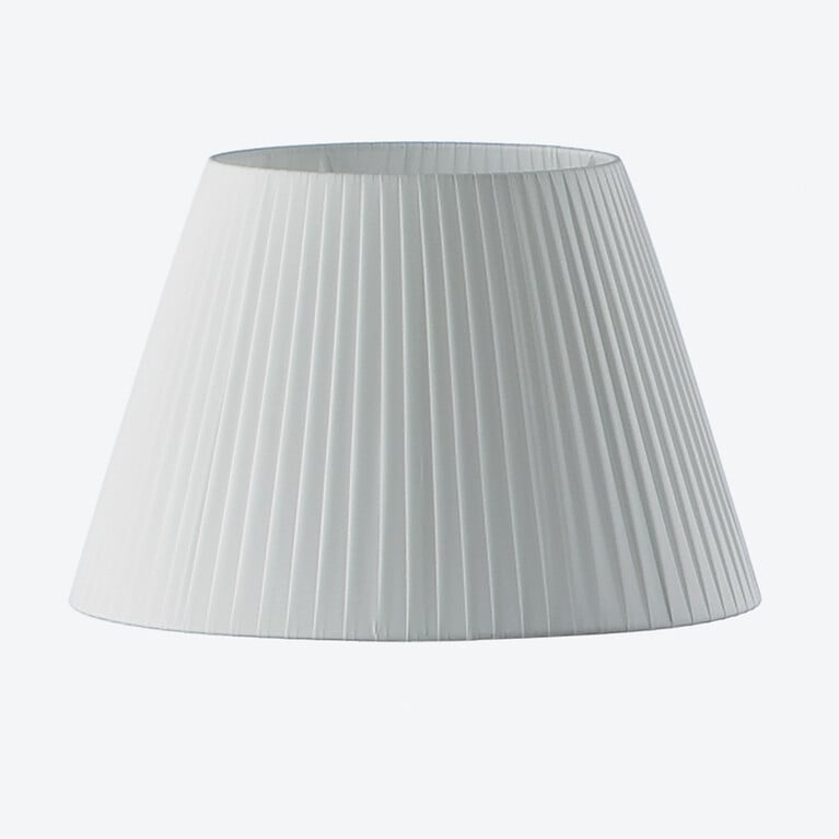 Tourbillon Lampshade Baccarat in Taffeta White