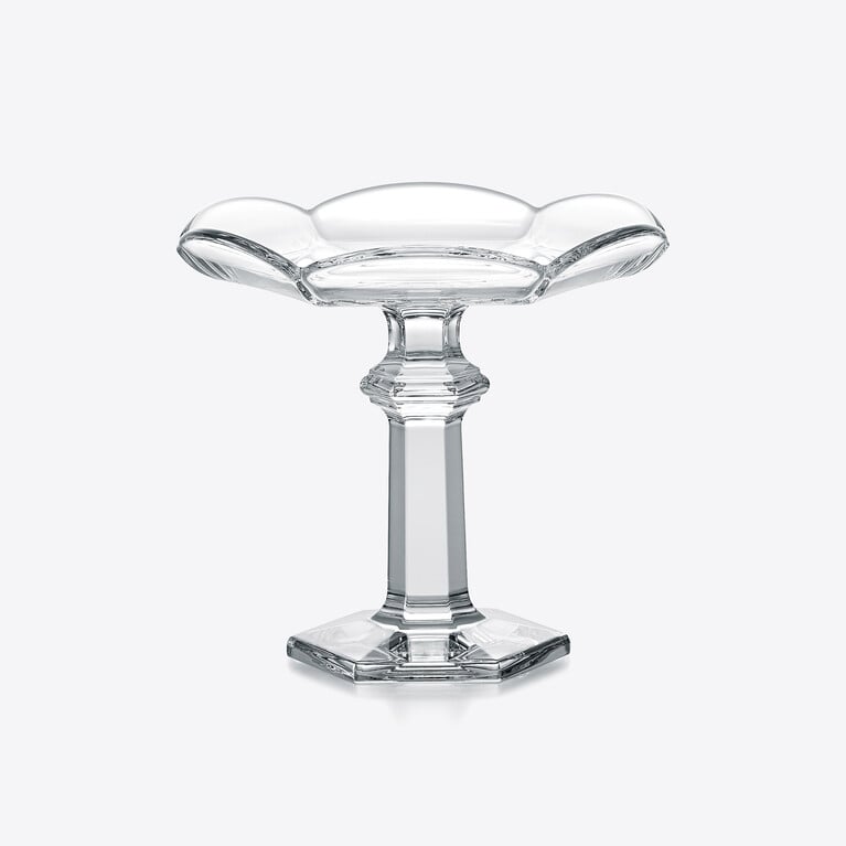 HARCOURT TULIPE ASSIETTE SUR PIED Baccarat en Cristal Clair