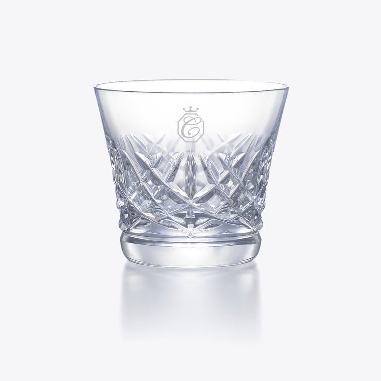 アリア タンブラー 2025（Cイニシャル入り） Baccarat、クリアのクリスタル製