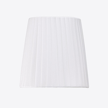 Z&eacute;nith Nomade Lampshades L Baccarat in Taffeta White