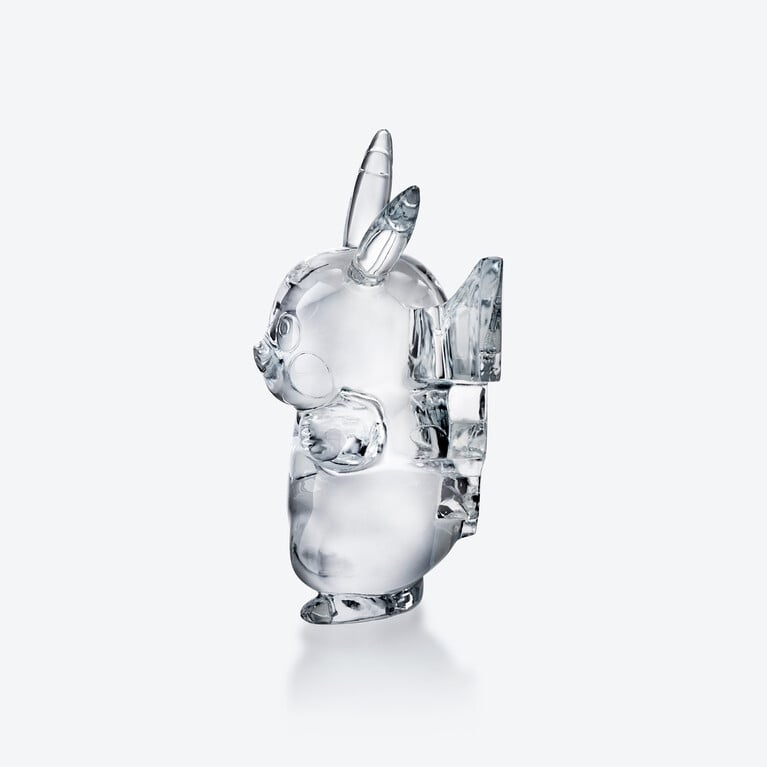 Pok&eacute;mon Pikachu Figurine Baccarat in Crystal Clear View 3
