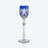Tsar Wine Glass Baccarat, Wine glass in Crystal Blue