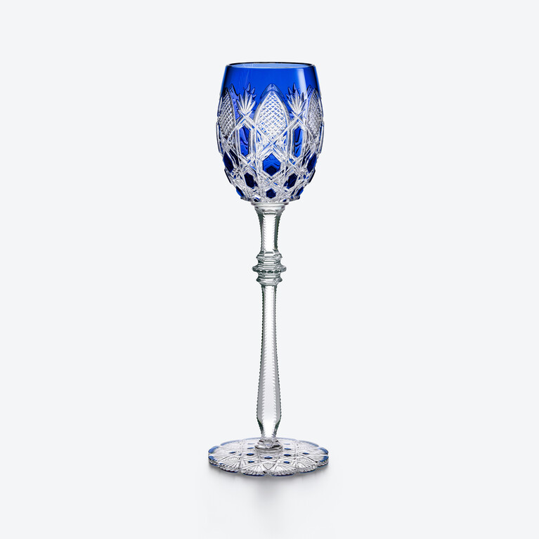 Tsar Wine Glass Baccarat, Wine glass in Crystal Blue