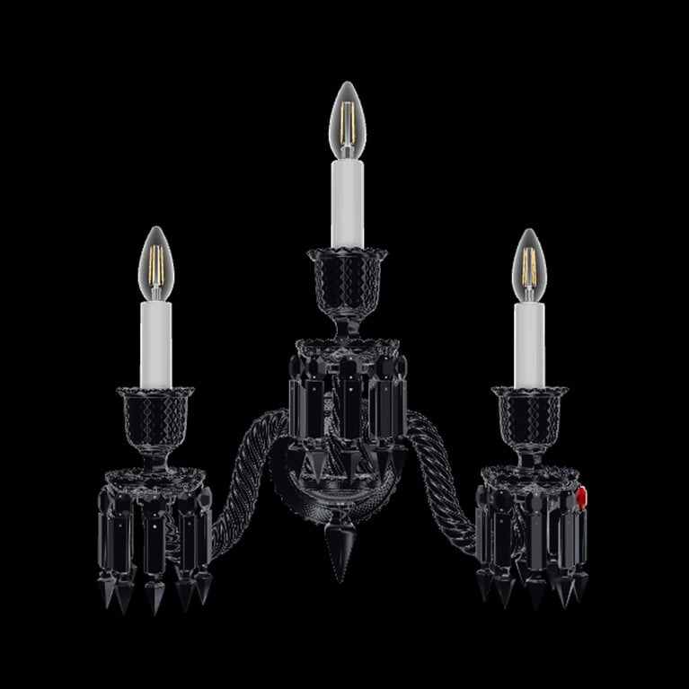 Z&eacute;nith Wall Unit Black (3L) Baccarat in Crystal Black