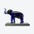 Elephant Sculpture Baccarat in Crystal Blue