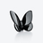 Lucky Butterfly Black Baccarat