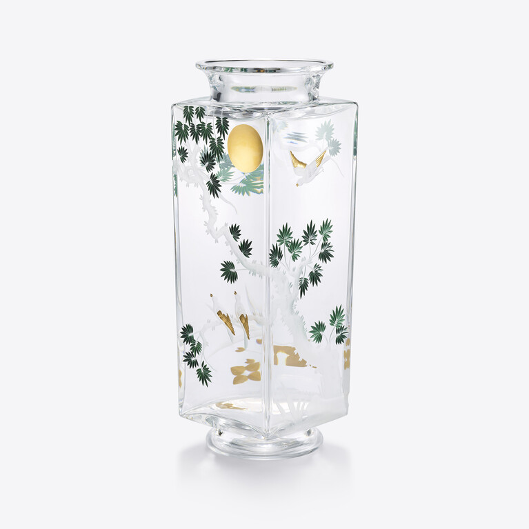 Haute Cristallerie Vol De Jour Vase Baccarat in Crystal Clear View 2