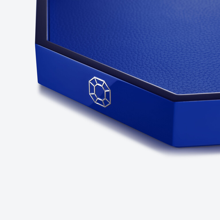 Octogone Tray S Baccarat in A24 Blue