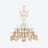 Z&eacute;nith Charleston Chandelier Short (36L) Baccarat in Crystal Yellow