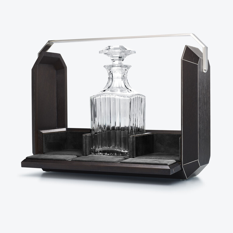 Octogone Tantalus Black Oak Baccarat in Wood Black View 2